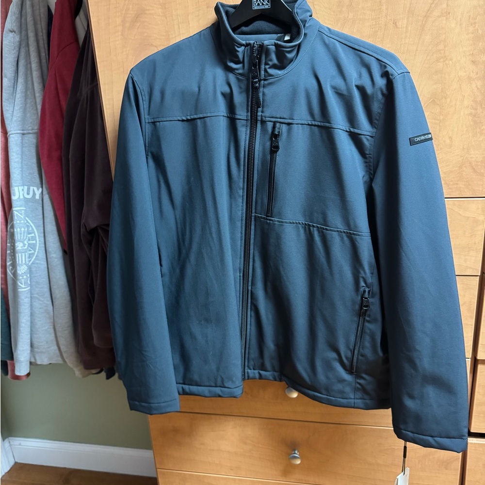 Calvin Klein Men's Gray/Black Performance Jacket